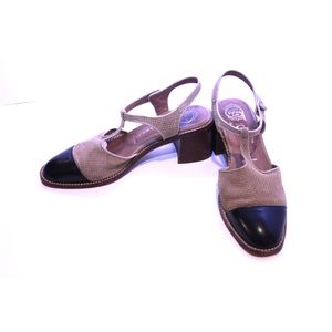 Jeffrey Campbell Shoes - Jeffrey Campbell Tan Vintage Style Toma Cap Heel Jeffrey Campbell Shoes - Jeffrey Campbell Tan Vintage Style Toma Cap Heel